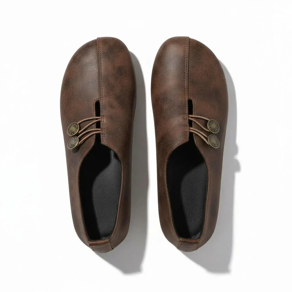 Bexley – Wide Toe Box Pressure-Relief Shoes for Women – Brown Breeze