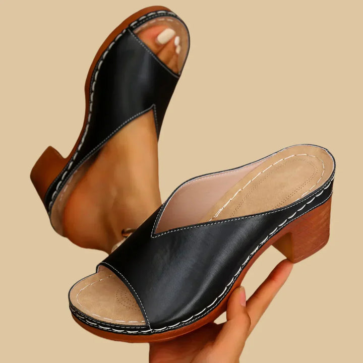 Tamsin – Arch Support Orthopaedic Sandals for Women – Black