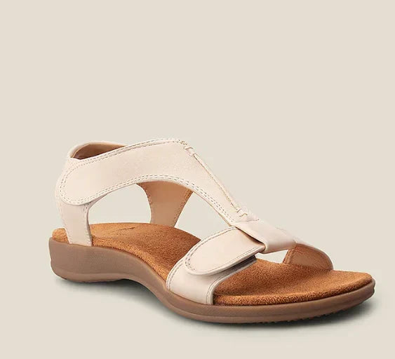 Lark – Wide Fit Summer Orthopaedic Sandals for Women – Beige