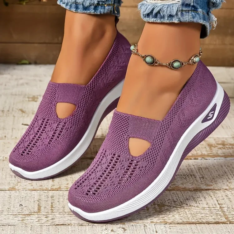 Hazel – Lightweight Orthopaedic Travel Shoes for Women – Purple