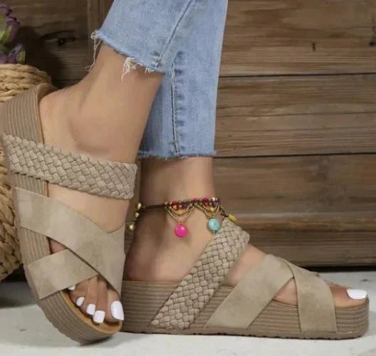 Linnea – Arch Support Orthopaedic Sandals for Women – Khaki
