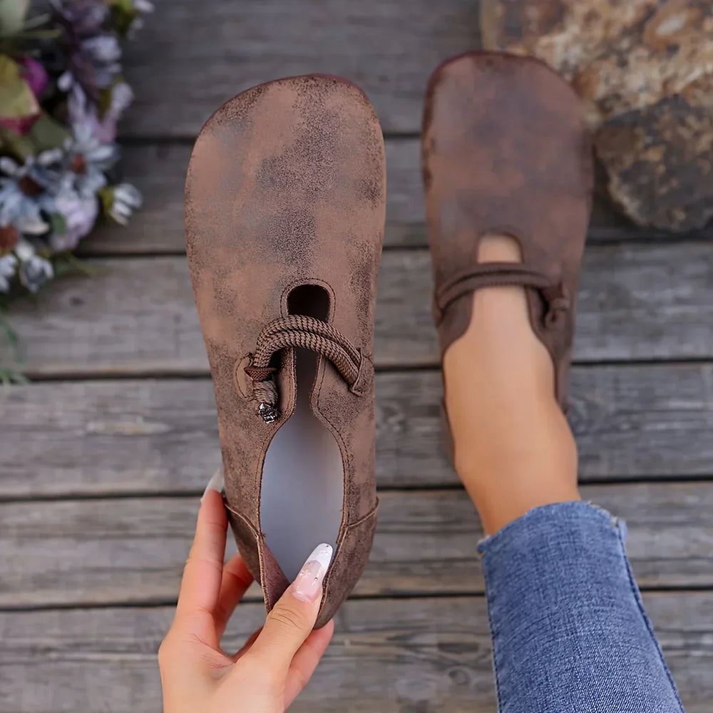 Nyla – Outdoor Grip Wide Fit Sandals for Women – Brown