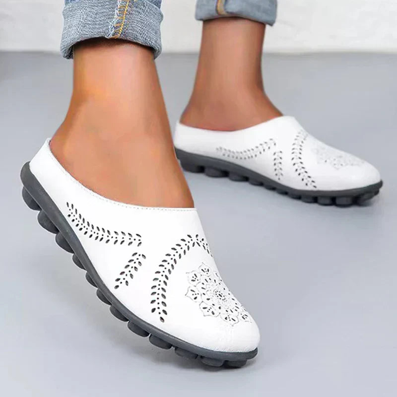 Della – All-Day Standing Orthopaedic Sandals for Women – White