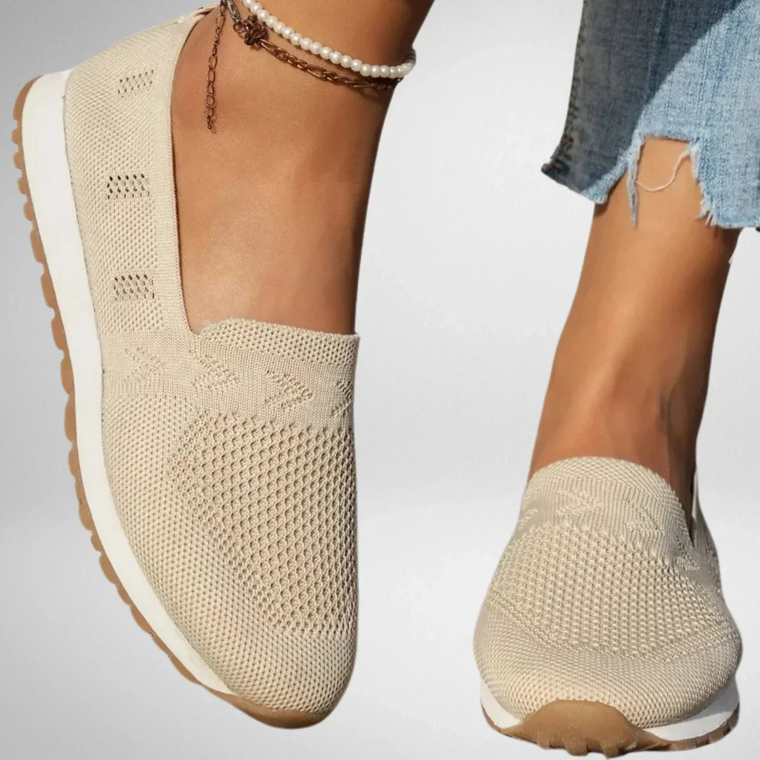 Idris – Wide Fit Summer Orthopaedic Shoes for Women – Beige