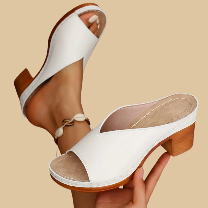 Tamsin – Arch Support Orthopaedic Sandals for Women – White