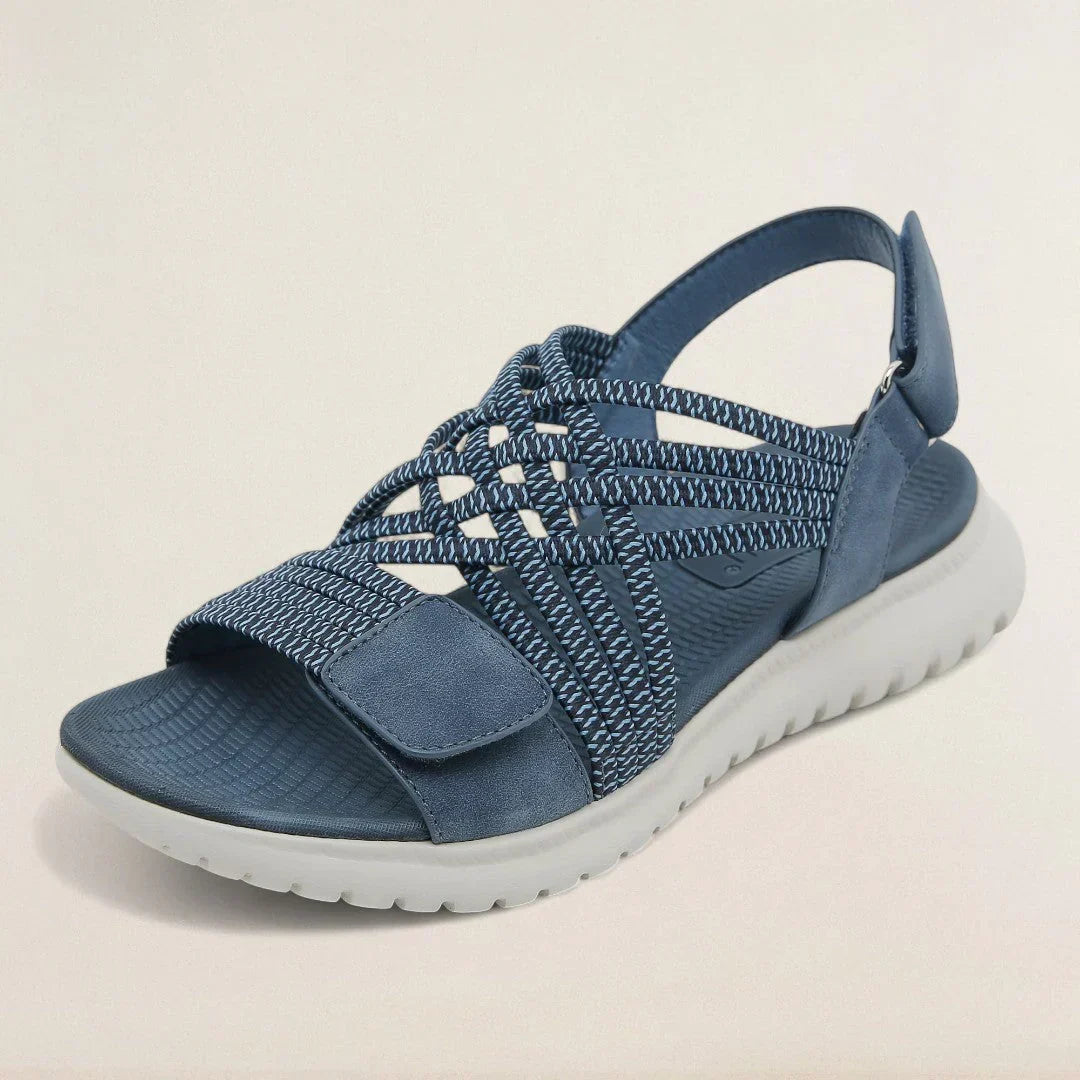 Margot – Dressy Wide Fit Orthopaedic Sandals for Women – Blue