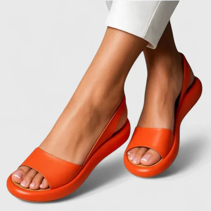 Keeva – Lightweight Orthopaedic Travel Sandals for Women – Orange
