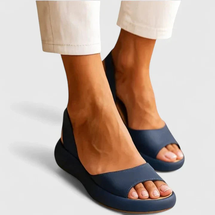 Keeva – Lightweight Orthopaedic Travel Sandals for Women – Blue
