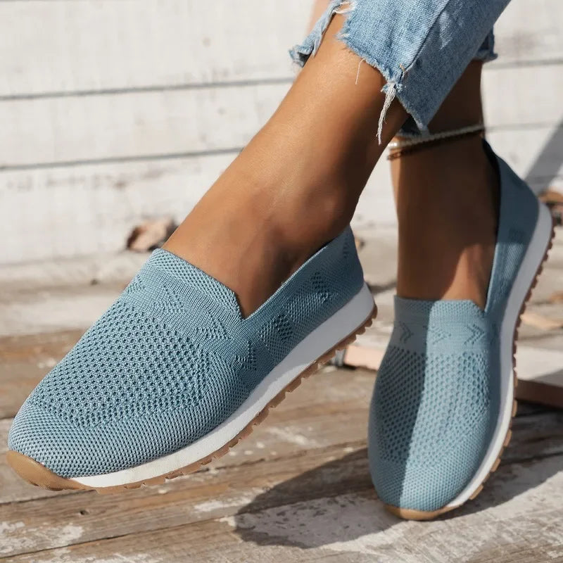 Idris – Wide Fit Summer Orthopaedic Shoes for Women – Blue