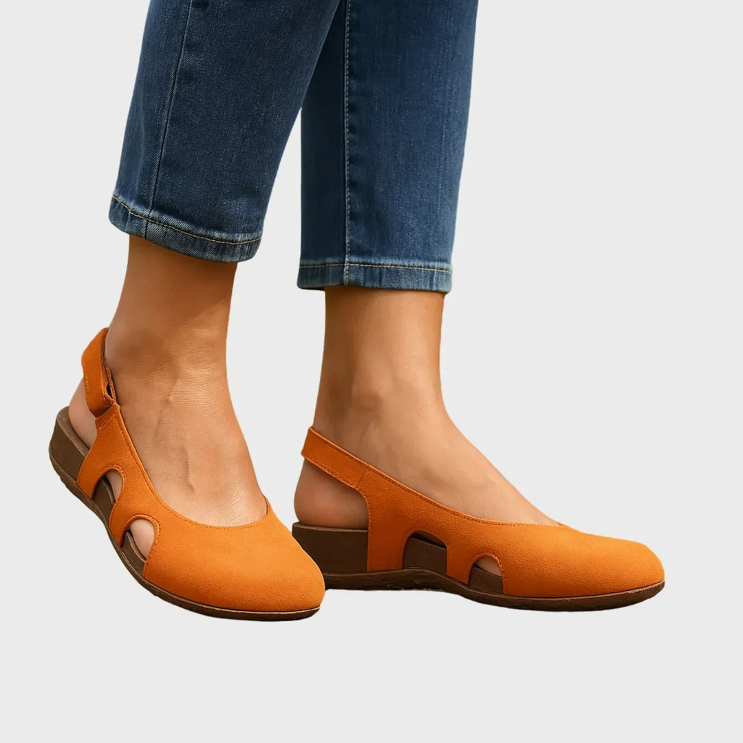 Eira – Recovery Cushioned Orthopaedic Sandals for Women – Orange