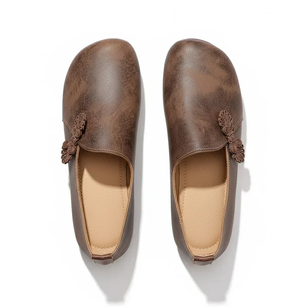 Aurelie – Recovery Cushioned Orthopaedic Shoes for Women – Brown