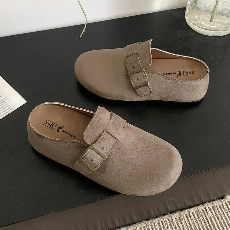 Kestrel – Wide Fit Orthopaedic Comfort Loafers for Women – Beige