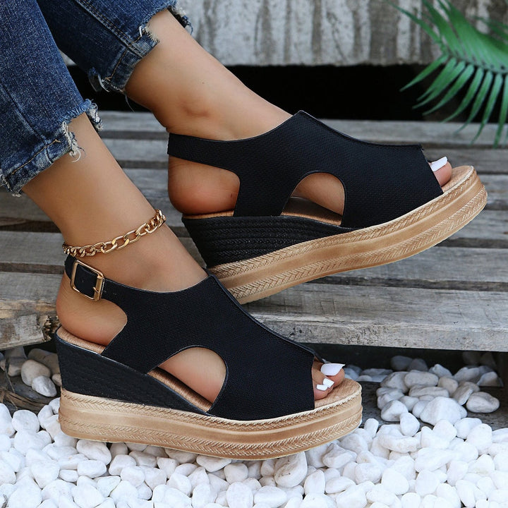 Florence – Arch Support Orthopaedic Sandals for Women – Black