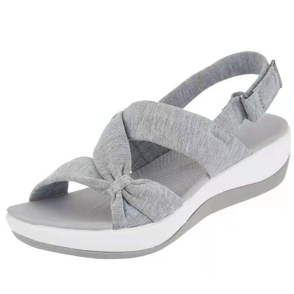 Coralie – Bunion Relief Wide Toe Box Sandals for Women – Grey