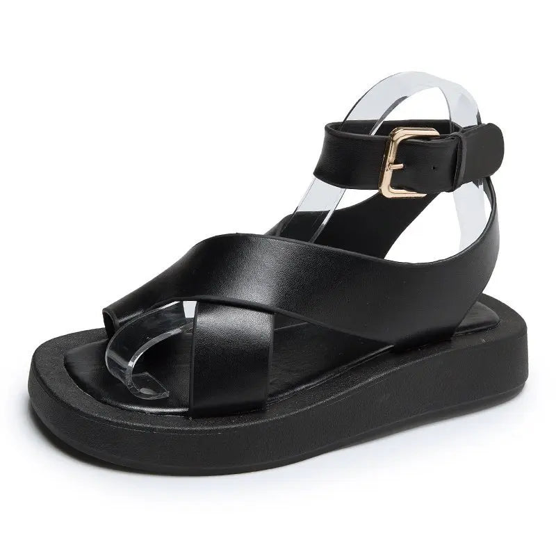 Juniper – Heel Pain Relief Orthopaedic Sandals for Women – Black