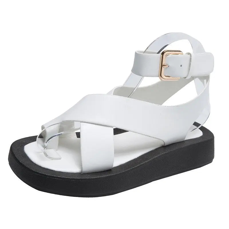 Juniper – Heel Pain Relief Orthopaedic Sandals for Women – White