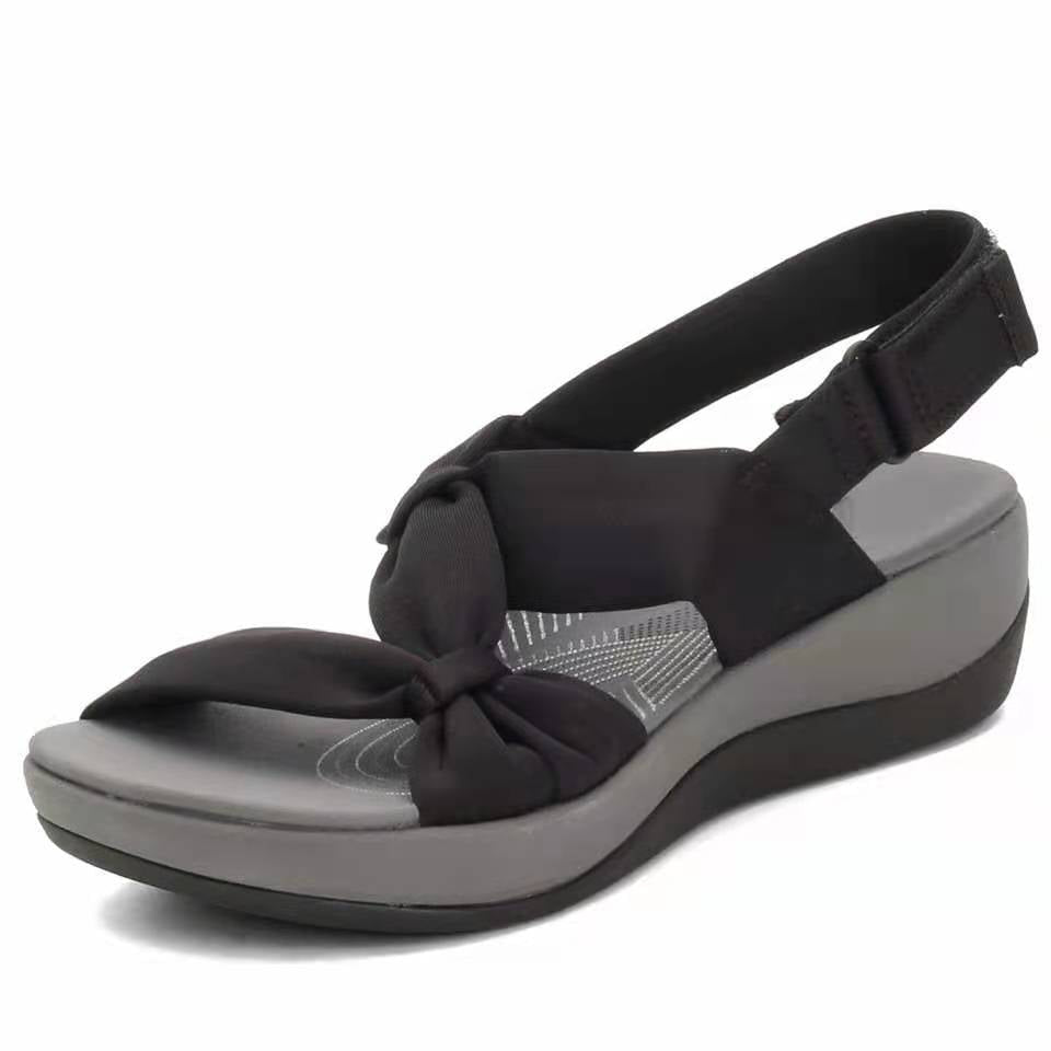Coralie – Bunion Relief Wide Toe Box Sandals for Women – Black