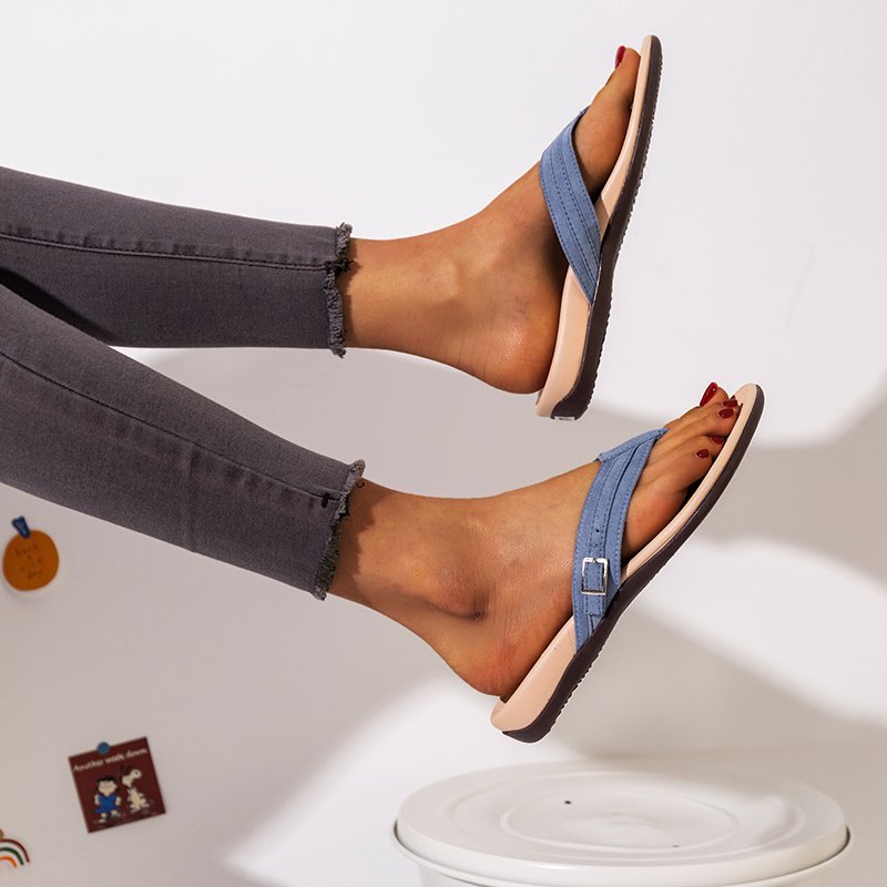 Sloane – Plantar Fasciitis Orthopaedic Sandals for Women – Sky Blue