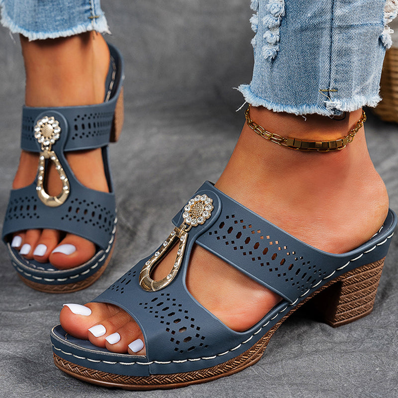 Thea – All-Day Standing Orthopaedic Sandals for Women – Blue
