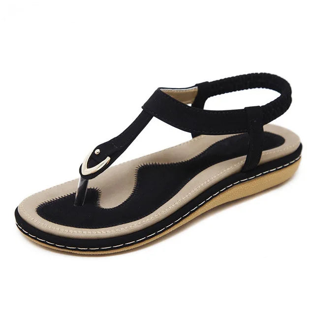 Wren – Adjustable Orthopaedic Sandals for Swollen Feet – Black
