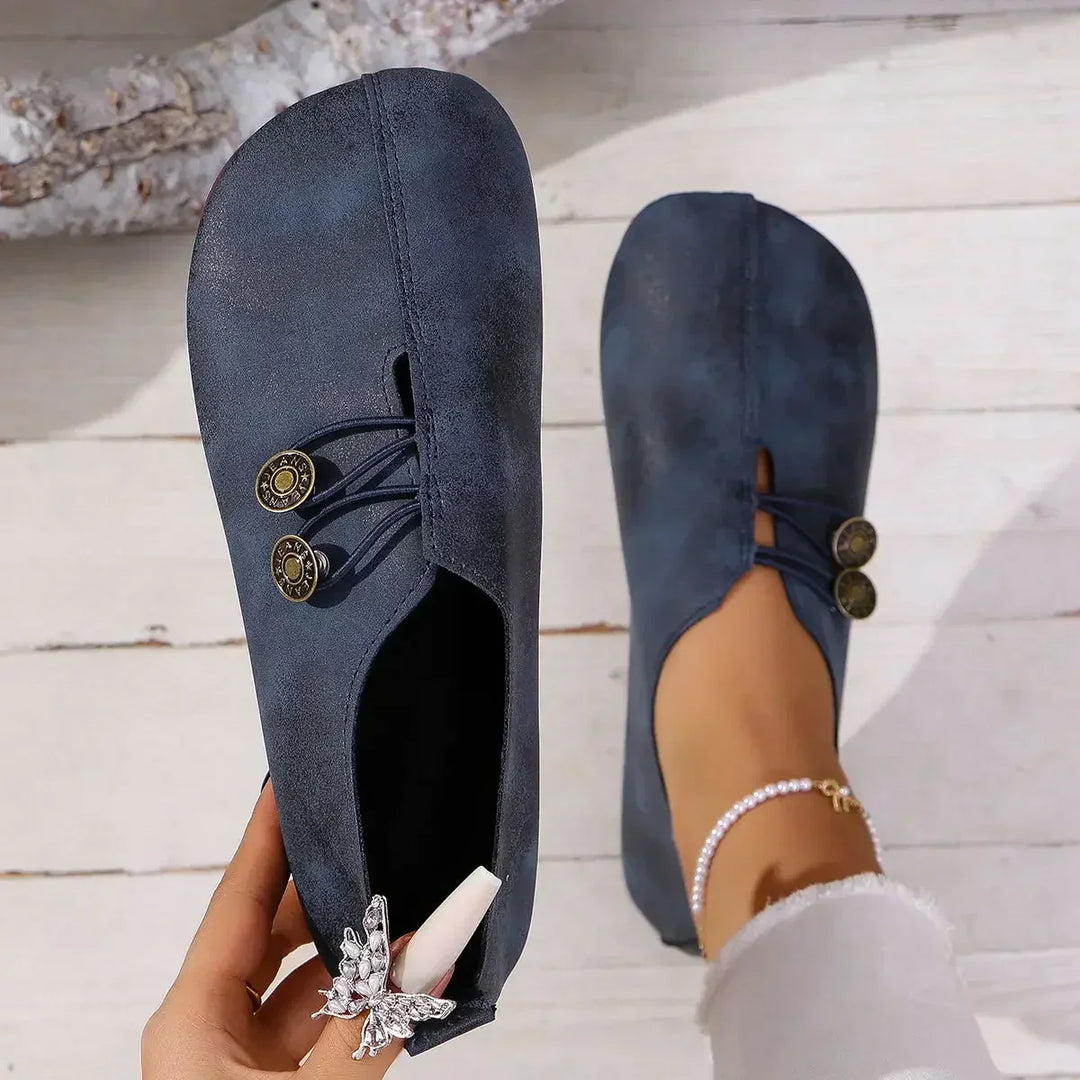 Faye – Memory Foam Orthopaedic Shoes for Women – Blue