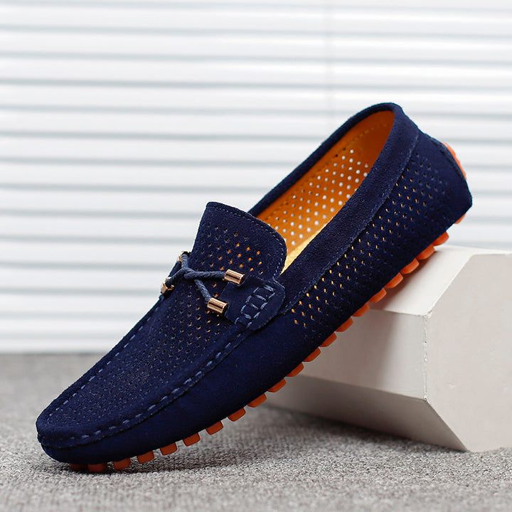 Marlow – Wide Fit Cushioned Walking Shoes for Women – Blue