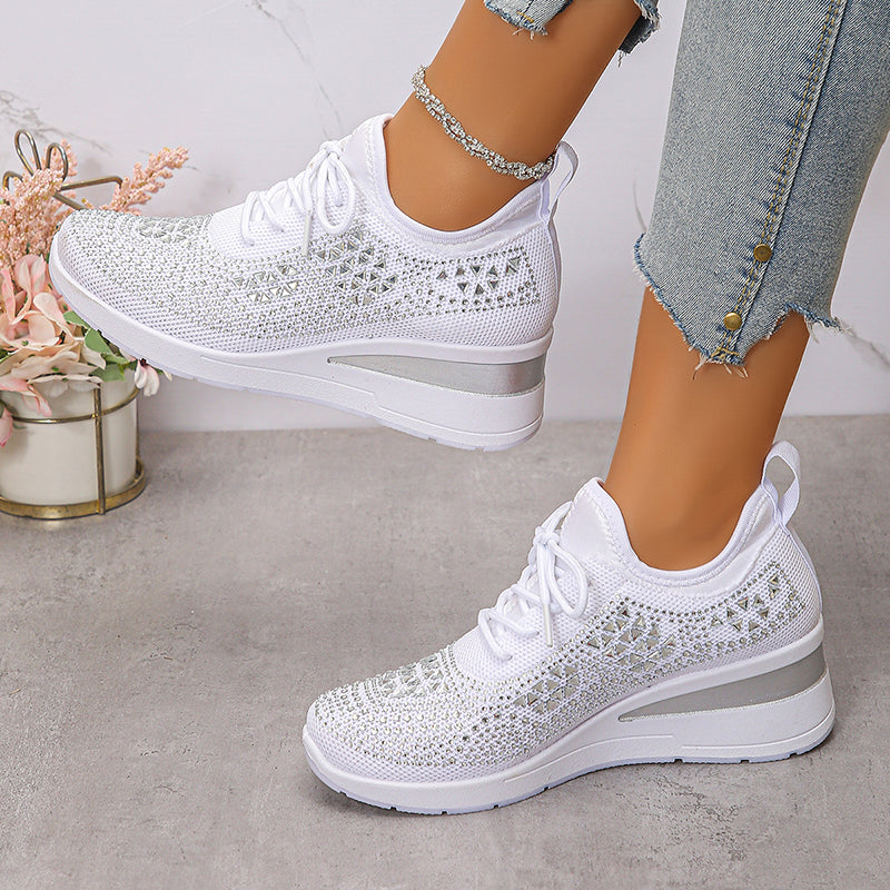 Delta – Dressy Wide Fit Orthopaedic Shoes for Women – White