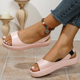 Elsie – Adjustable Orthopaedic Sandals for Swollen Feet – Pink