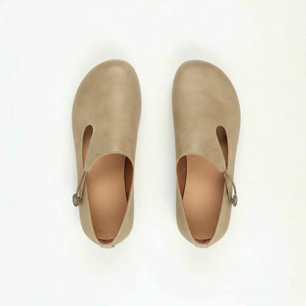 Clover – Wide Fit Summer Orthopaedic Shoes for Women – Khaki