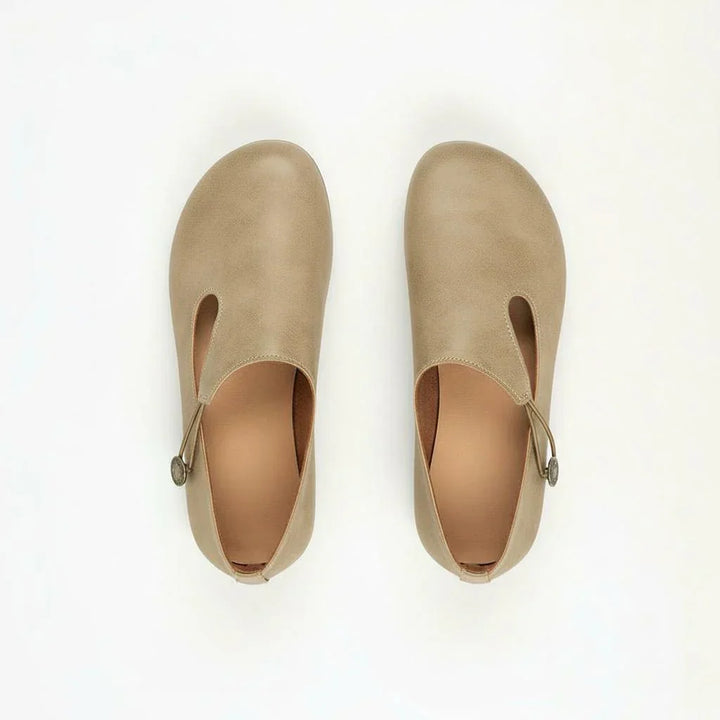 Clover – Wide Fit Summer Orthopaedic Shoes for Women – Khaki