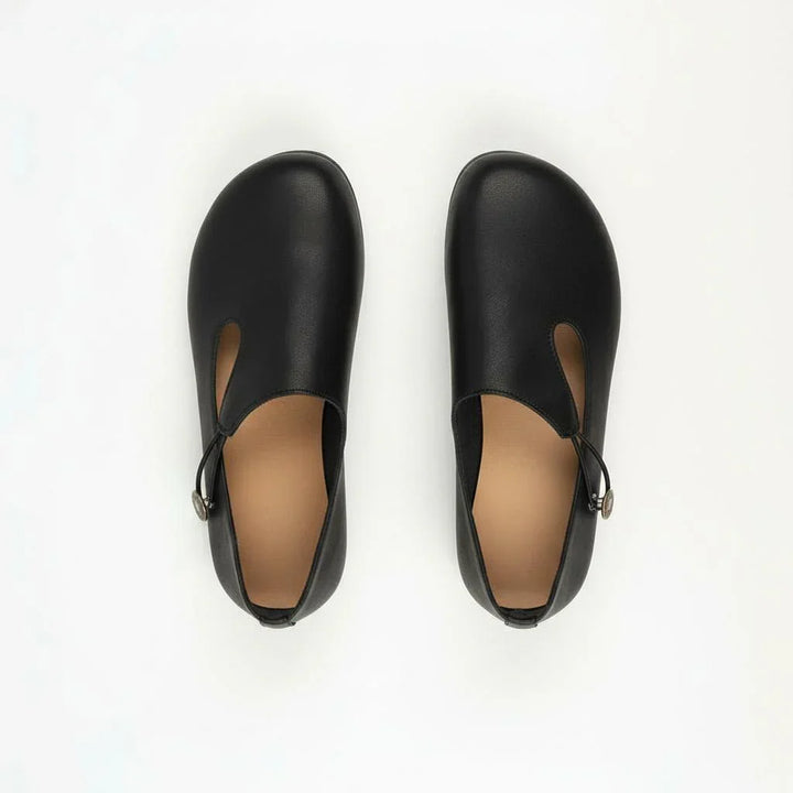 Clover – Wide Fit Summer Orthopaedic Shoes for Women – Black