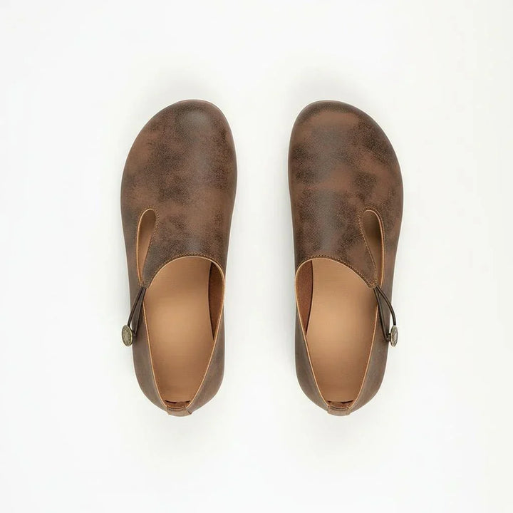Clover – Wide Fit Summer Orthopaedic Shoes for Women – Brown