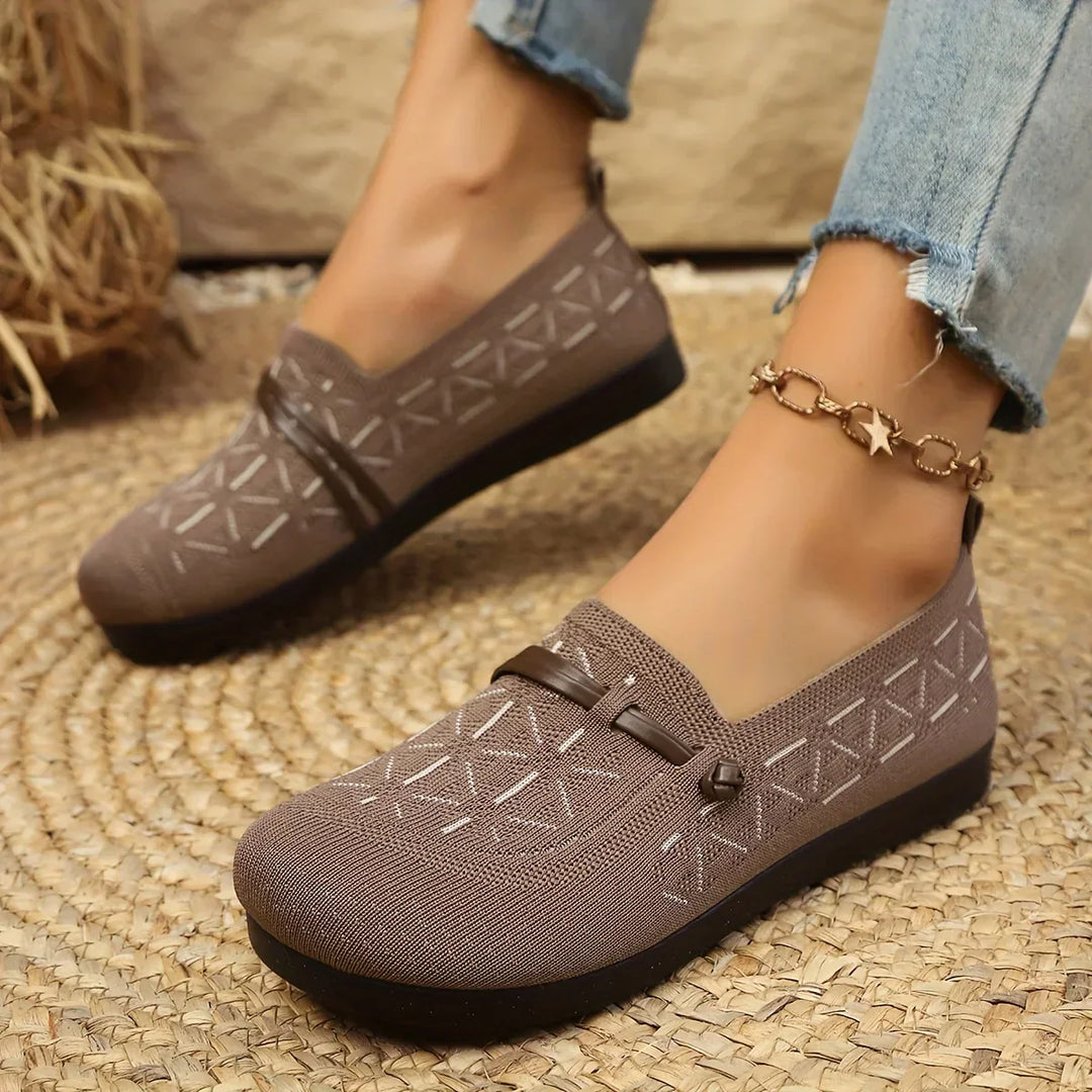 Honor – Wide Fit Orthopaedic Comfort Loafers for Women – Coffee