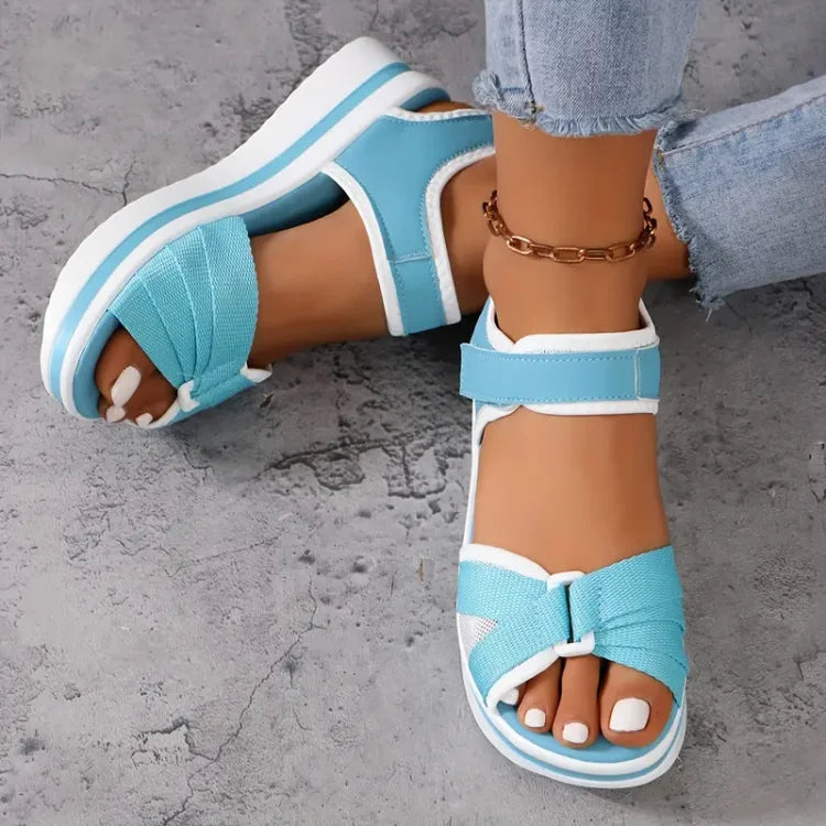 Hollis – Recovery Cushioned Orthopaedic Sandals for Women – Blue