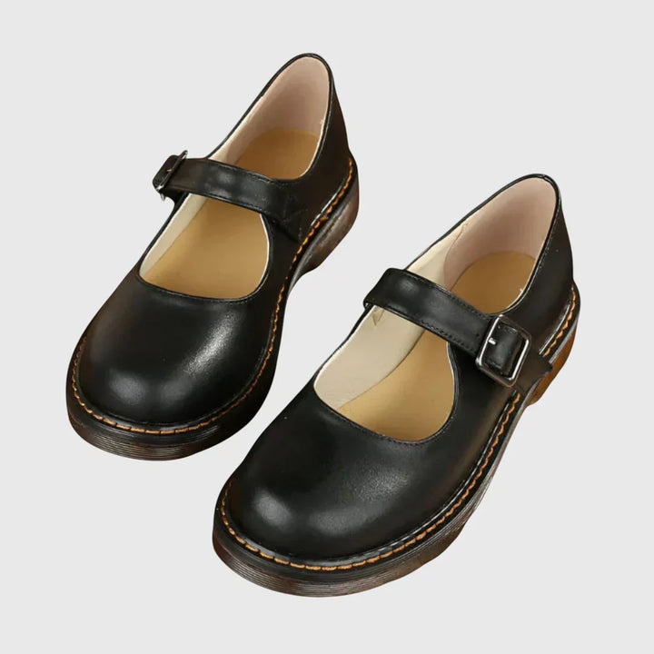 Oriana – Outdoor Grip Wide Fit Shoes for Women – Black