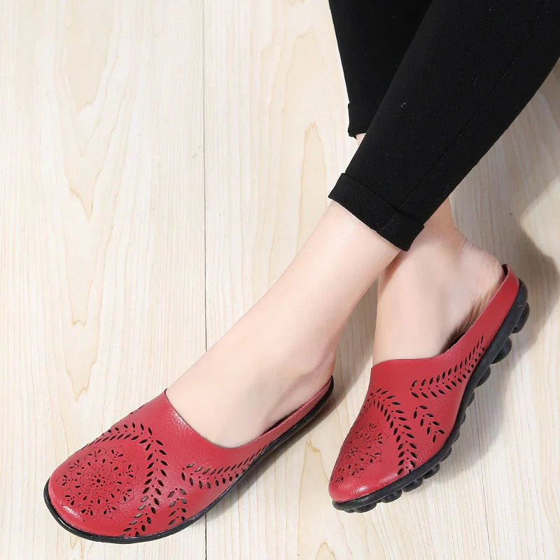 Della – All-Day Standing Orthopaedic Sandals for Women – Red