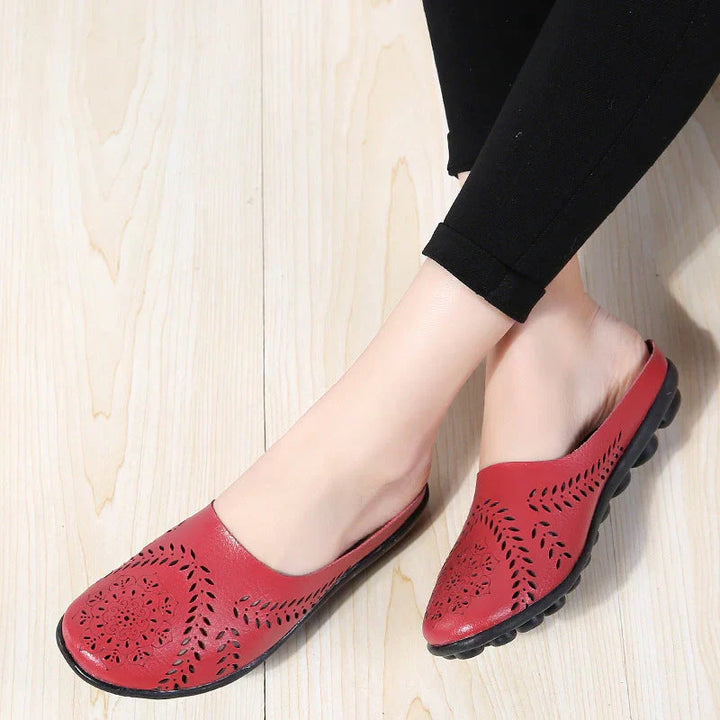 Della – All-Day Standing Orthopaedic Sandals for Women – Red