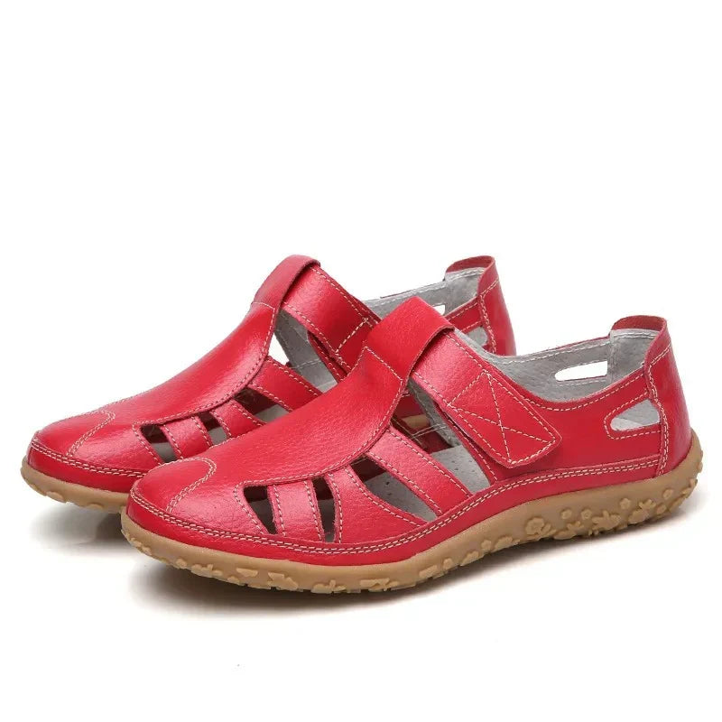 Kaia – Plantar Fasciitis Orthopaedic Sandals for Women – Red