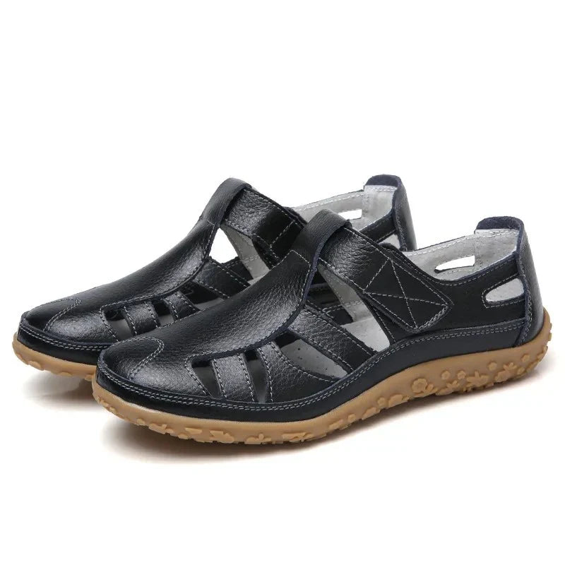 Kaia – Plantar Fasciitis Orthopaedic Sandals for Women – Black