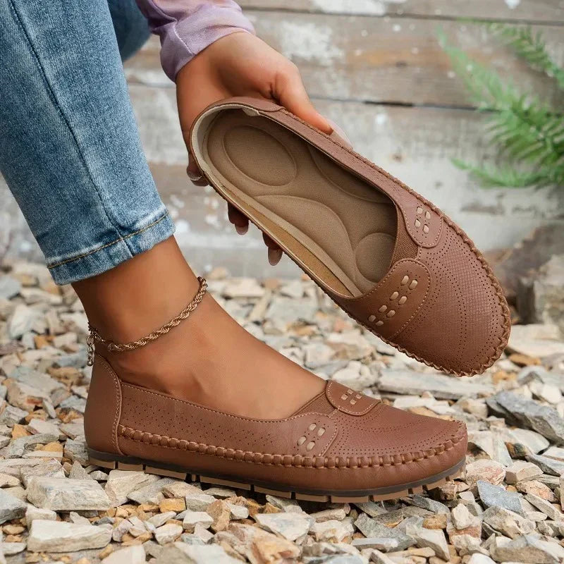 Opal – Arch Support Orthopaedic Shoes for Women – Light Brown