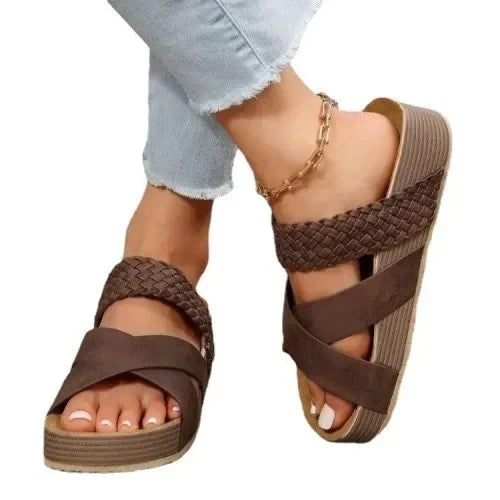 Linnea – Arch Support Orthopaedic Sandals for Women – Brown