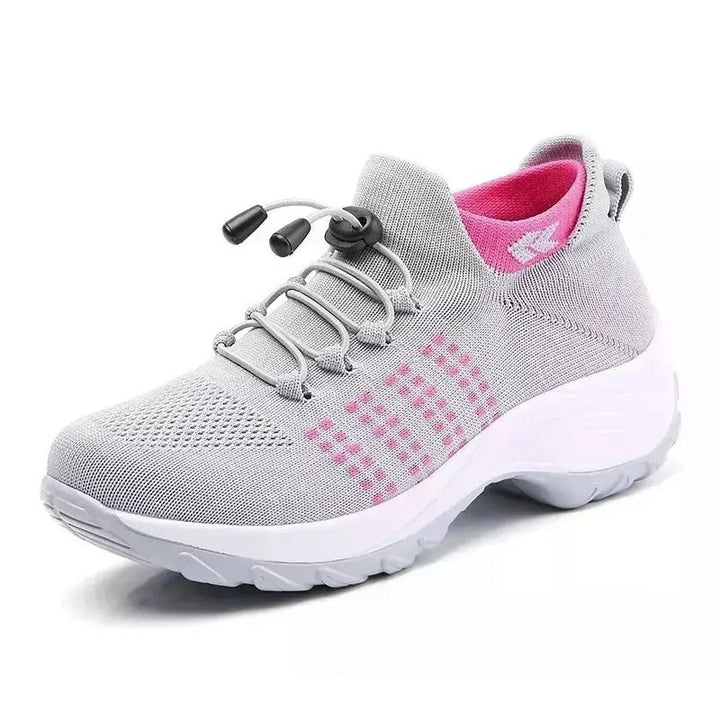 Winnie – Non-Slip Wide Fit Orthopaedic Shoes for Women – Grey